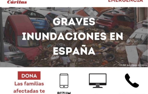 Las familias afectadas por la DANA te necesitan: dona a través de Cáritas