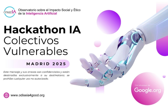 Primer hackathon internacional de IA: se busca el mejor proyecto de inteligencia artificial para colectivos vulnerables