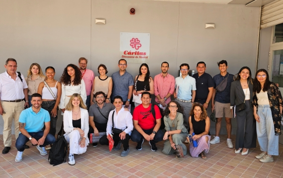 Visita de los alumnos del Máster de Liderazgo para América Latina y el Caribe al Campus de Cáritas Madrid