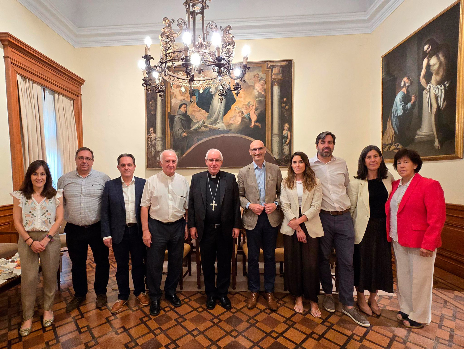 encuentro con el arzobispo de sevilla