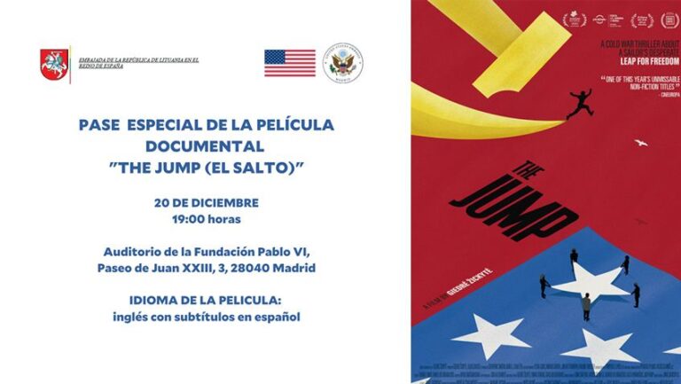 Lee más sobre el artículo Pase especial de la película documental “The Jump (El salto)” en la Fundación Pablo VI