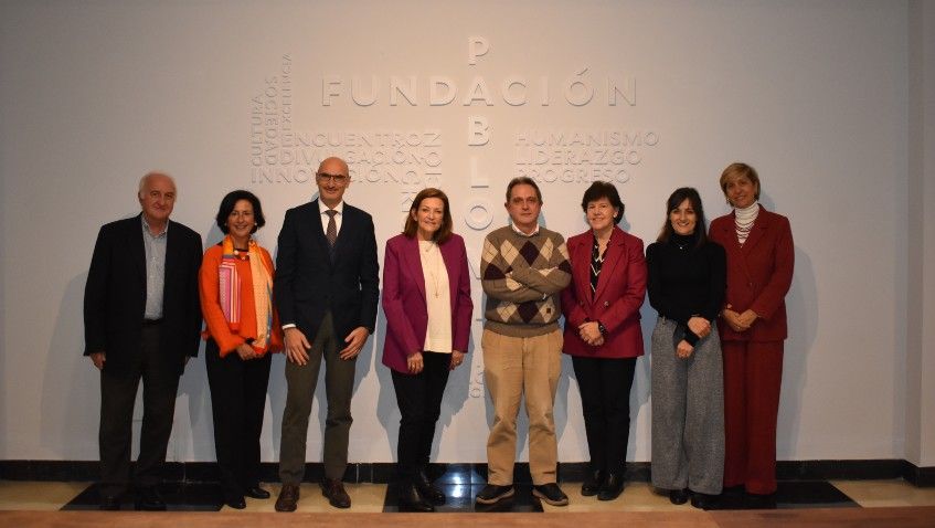En este momento estás viendo La nueva presidenta general de la UMOFC, Mónica Santamarina, visita la Fundación Pablo VI