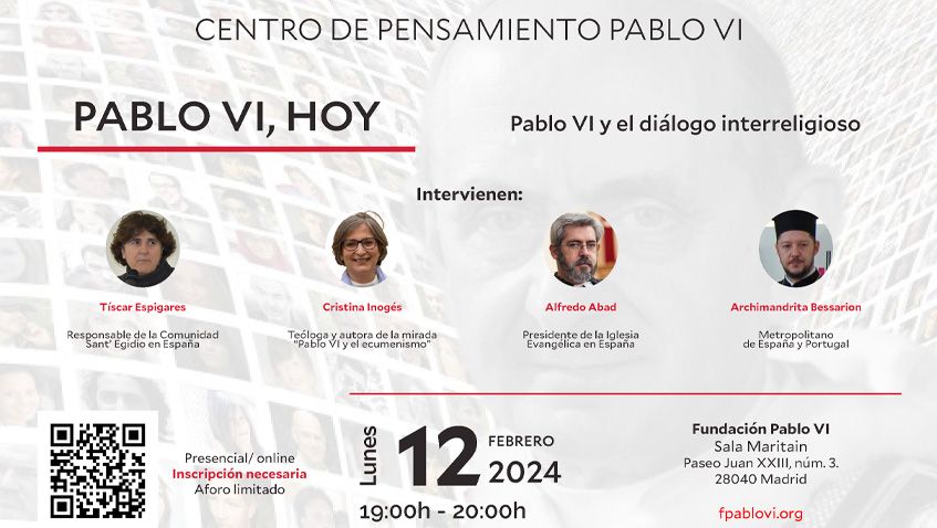 Lee más sobre el artículo Coloquio, “Pablo VI y el diálogo interreligioso”