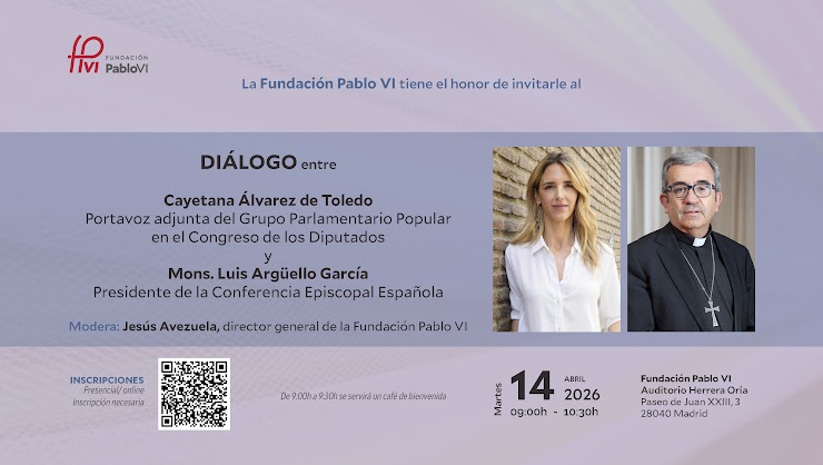 Encuentro entre Cayetana Álvarez de Toledo y Mons. Luis Argüello